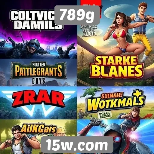 Comparação entre jogos populares disponíveis no 789g